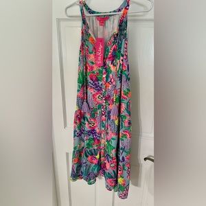Lilly Pulitzer Carolane Lileeze Halter Swing Dress